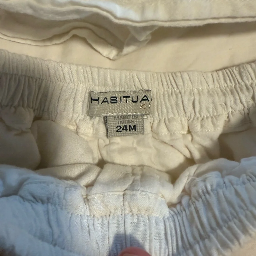 Habitual White and‎ Black Embroidered Baby Outfit​